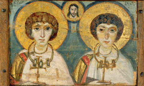 Saint Sergios and Bacchos  7th century C.E.  The Bohdan and Varvara Khanenko Museum of Arts  Kiev